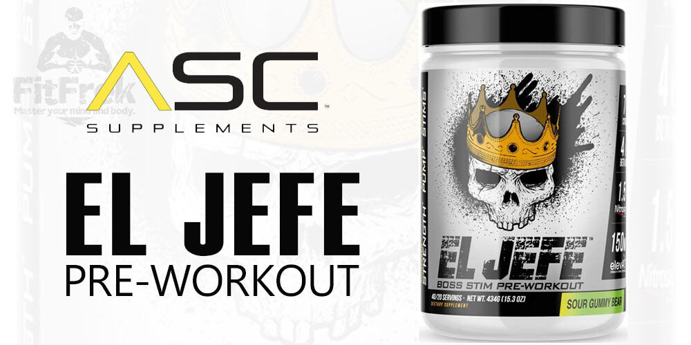 El Jefe LTD Edition 16+ Ingredients (DMHA, Eria Jarensis & 370mg Caffeine In 21g Scoops) FitFrek