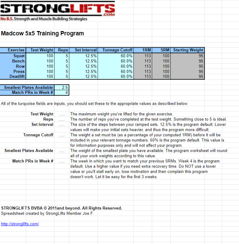 Madcow 5x5: The Intermediate Advanced Program For Strength Muscle