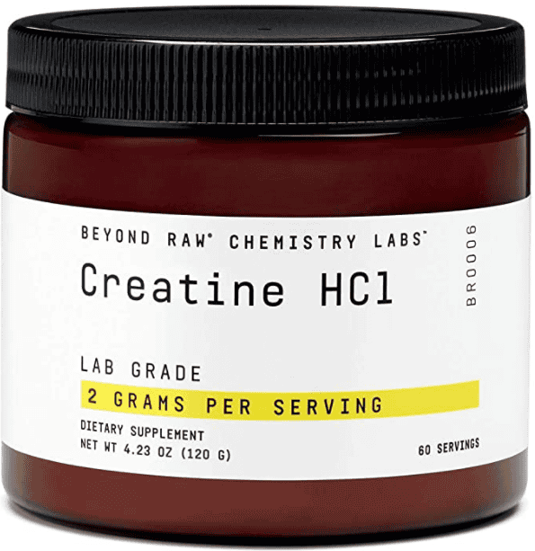 Creatine HCl Powder by Beyond Raw Chemistry Labs