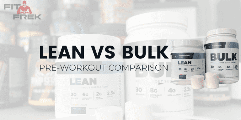 Bulk vs Lean: Find the Perfect Pre-Workout for Your Fitness Goals ...