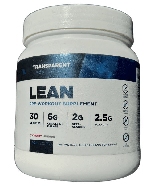 PreSeries LEAN Pre-Workout by Transparent Labs