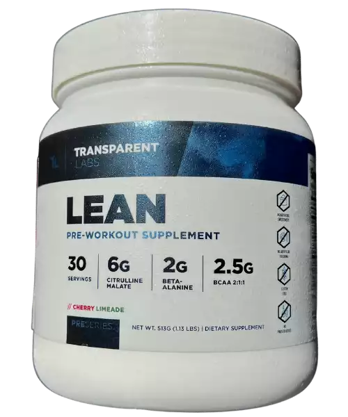 PreSeries LEAN Pre-Workout by Transparent Labs