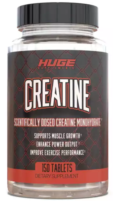Creatine Monohydrate Pills by Huge Supplements