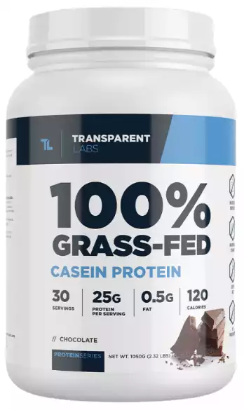ProteinSeries 100% GRASS-FED CASEIN PROTEIN by Transparent Labs