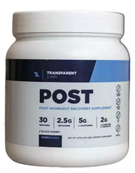 Post Workout Recovery Supplement by Transparent Labs