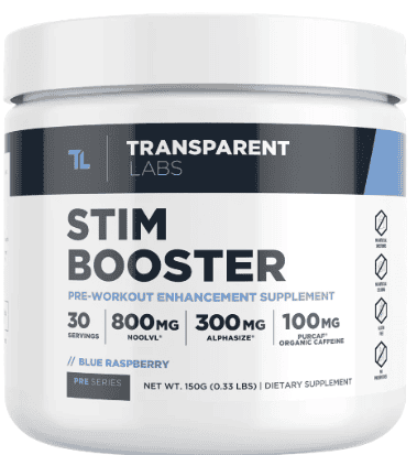 STIM-BOOSTER Pre-Workout by Transparent Labs