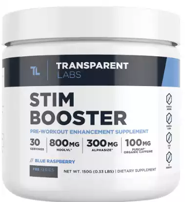 STIM-BOOSTER Pre-Workout by Transparent Labs