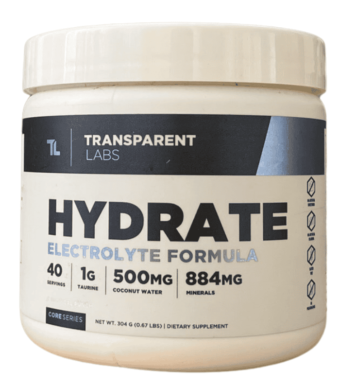 CoreSeries Hydrate Electrolyte Powder by Transparent Labs