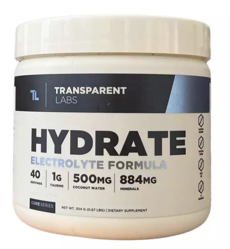 CoreSeries Hydrate Electrolyte Powder by Transparent Labs