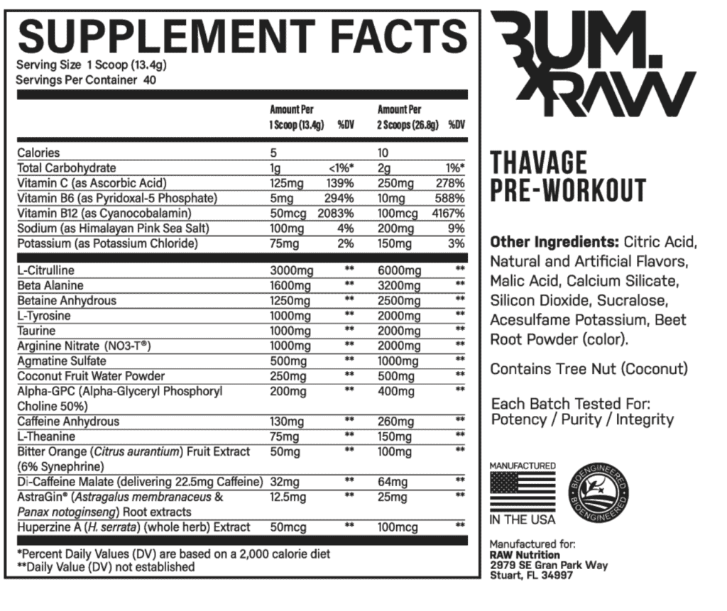 CBum Thavage PreWorkout Review From Average To Thavage?