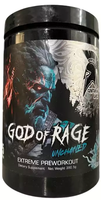 God of Rage Unchained Pre Workout by Centurion Labz