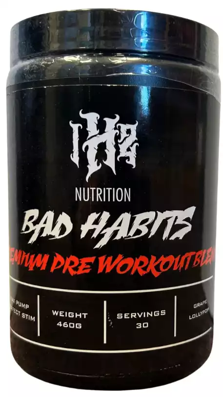 Bad Habits Pre Workout by Iron Headz Sports Nutrition
