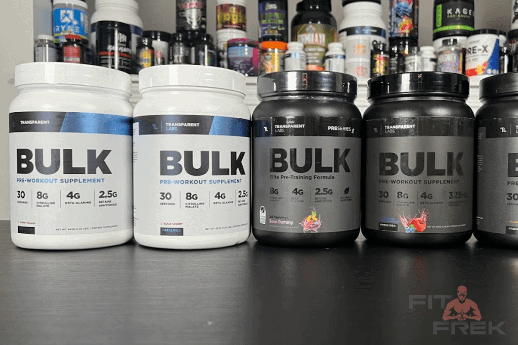 Bulk Black vs Bulk: Transparent Labs Pre-Workout Comparison - FitFrek