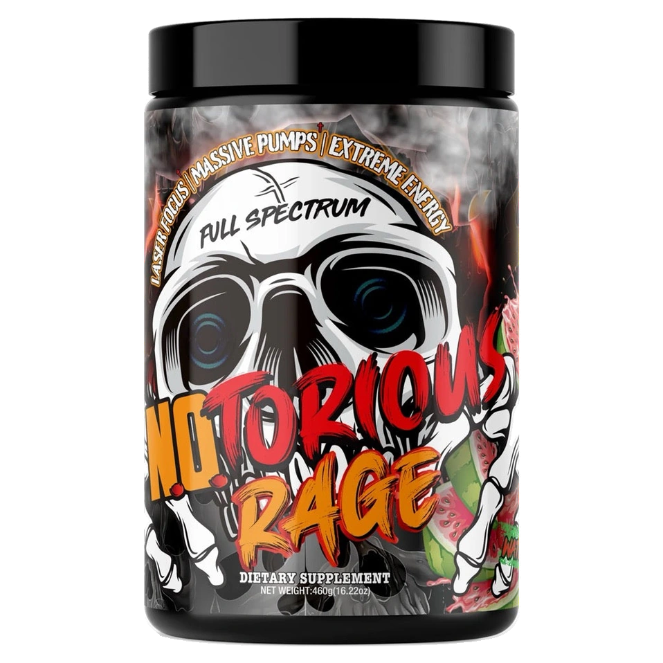 Notorious Rage — 25 Servings / Watermelon